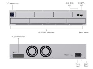 Ubiquiti UniFi Protect NVR Pro | 7 Disk Yuvalı, RAID Destekli Kamera Kayıt Cihaz